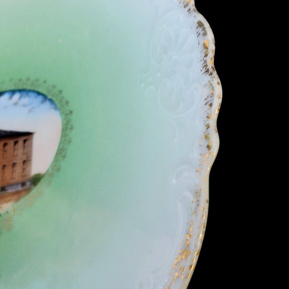 Antique Advertising Plate Wheelock Austria Powel Drug Adair Iowa High School 8" - Picture 6 of 8